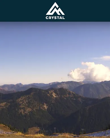 Crystal Mountain Resort sign and entrance